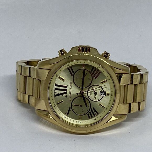 Michael Kors Bradshaw MK5605 Unisex Stainless Steel Analog Dial Watch UC869 - Picture 7 of 12